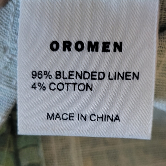 Oromen Undersea Oasis Button Down Shirt Large - Picture 6 of 7